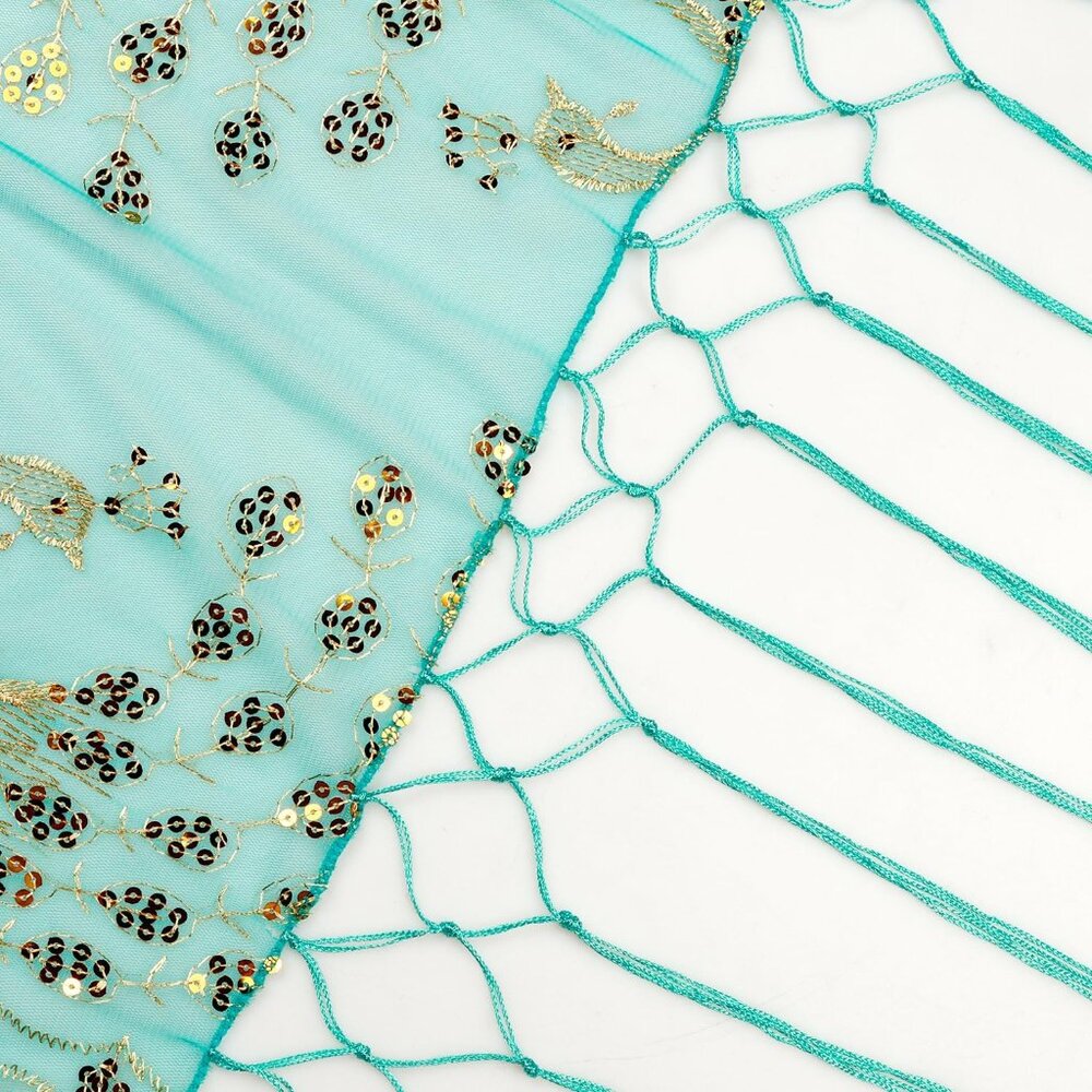 Women's Glittering 1920s Scarf Mesh Sequin Weddin… - image 8